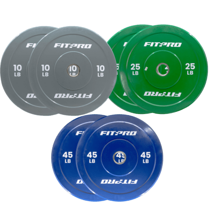 Professional Color Bumper Plates Set, 160lbs commercial grade, weight lifting, for gyms