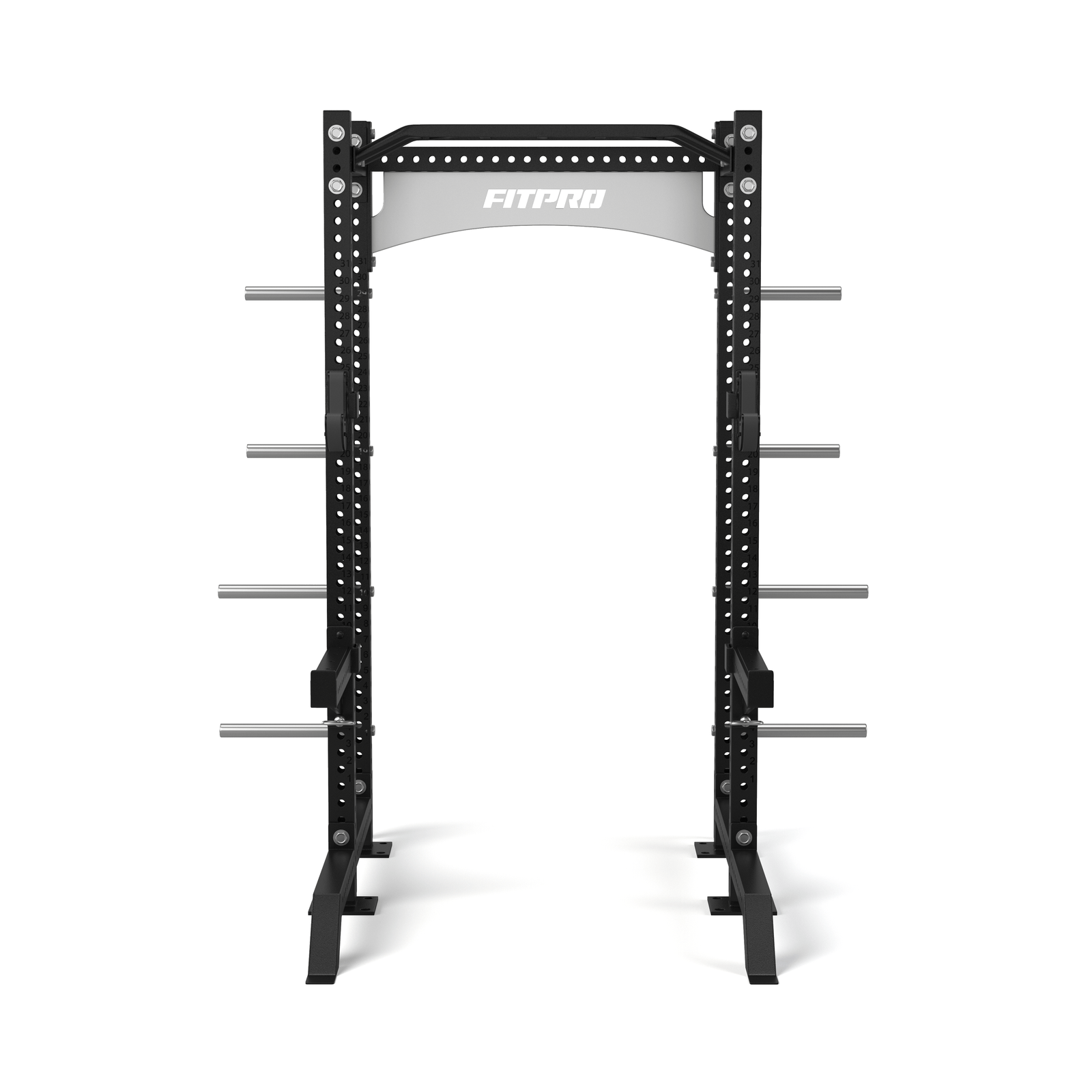 GluteZone Commercial Grade Half Rack: Heavy Duty & Multi-Functional Rack for Gyms & Home Gyms - Image 4