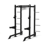 GluteZone Commercial Grade Half Rack: Heavy Duty & Multi-Functional Rack for Gyms & Home Gyms