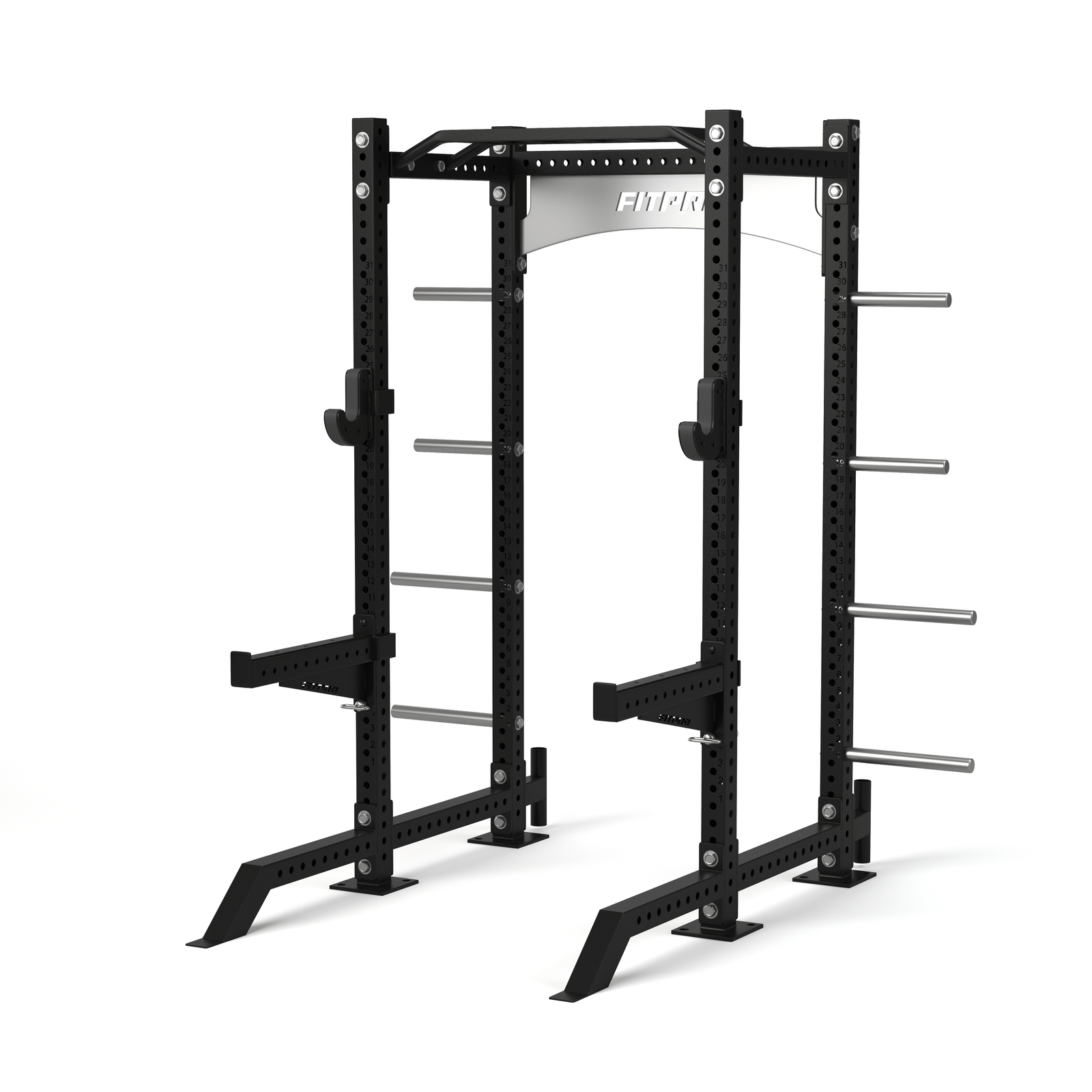 GluteZone Commercial Grade Half Rack: Heavy Duty & Multi-Functional Rack for Gyms & Home Gyms - Image 1
