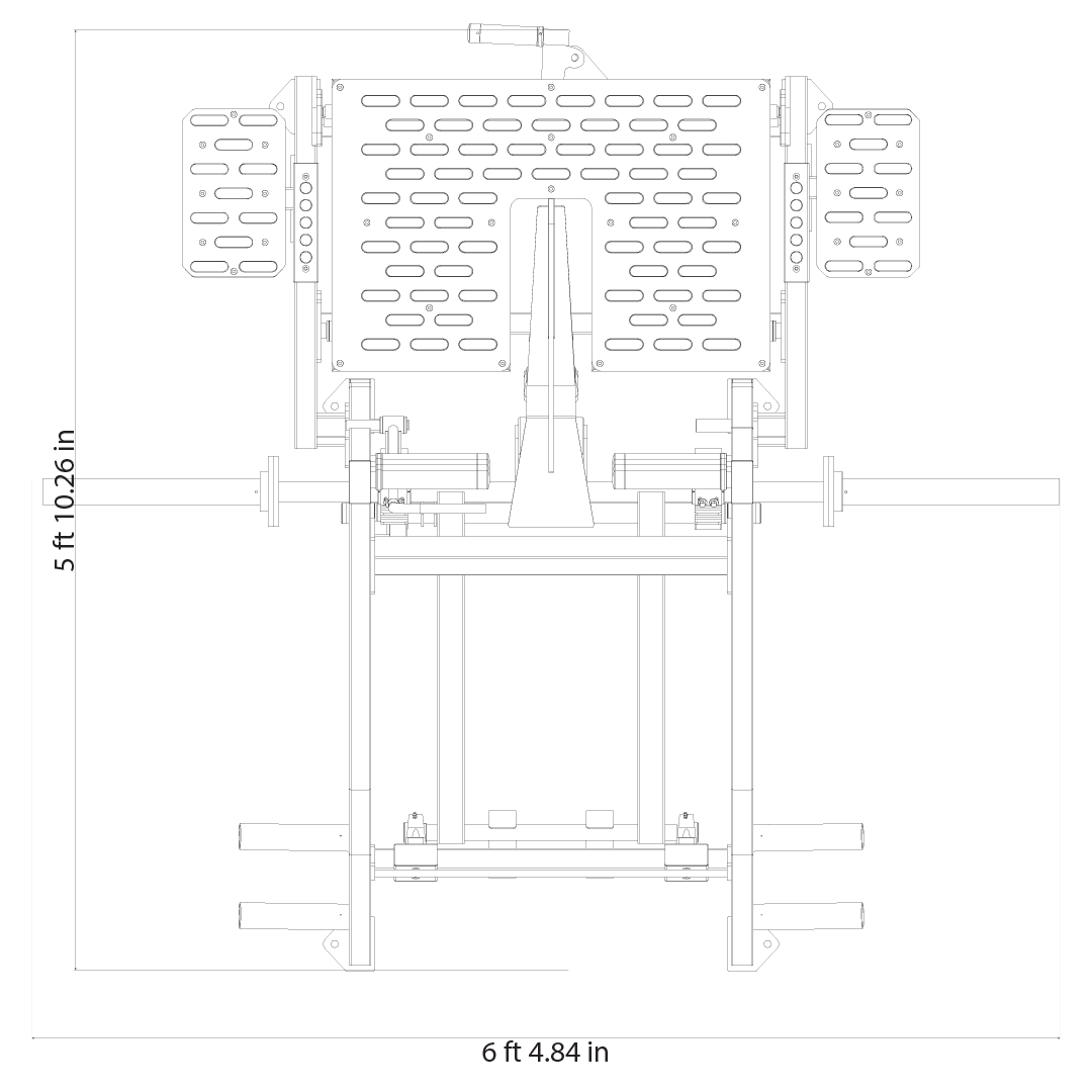 Belt squat best size for gyms, blueprint