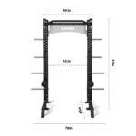 Half Rack Commercial Grade for home gyms and commercial Gym best rack in the market