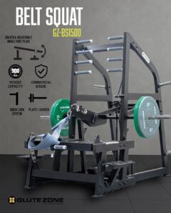 GluteZone Pro Power Trio – Standing Abductor, Standing Hip Thrust & Belt Squat Machine | Premium Commercial Glute & Lower Body Gym Equipment - Image 9