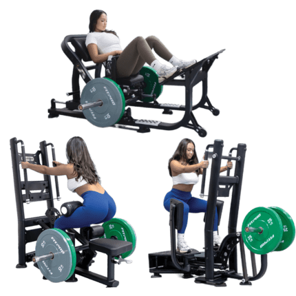 Glute Trinity Bundle - best glute machines for complete glute training profesional commercial grade machines