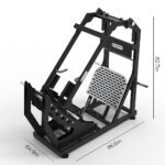 dimensions Pendulum Squat for gyms Heavy duty double support stable and safe commercial grade