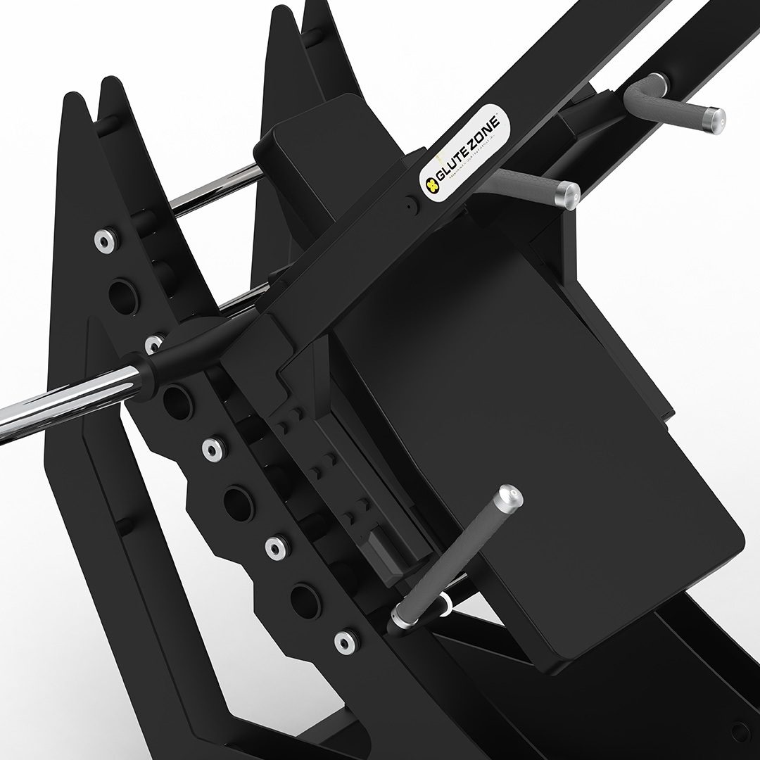 Ergonomic Back pad Pendulum Squat for gyms Heavy duty double support stable and safe commercial grade