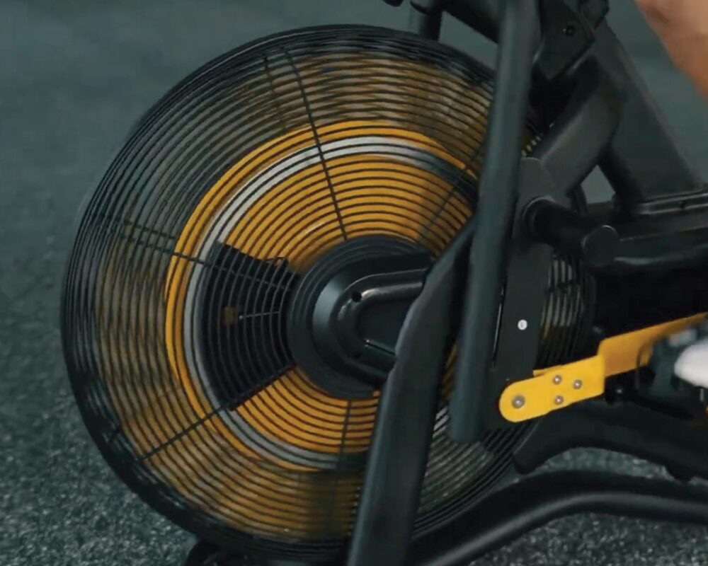 Hyperon Air Bike for high intensity training like HYROX Air Resistance Fan