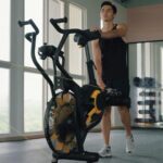 Hyperon Air Bike for high intensity training like HYROX easy transportation