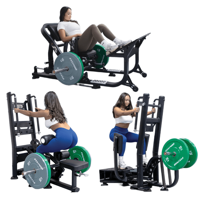 Glute Trinity Bundle - best glute machines for complete glute training profesional commercial grade machines